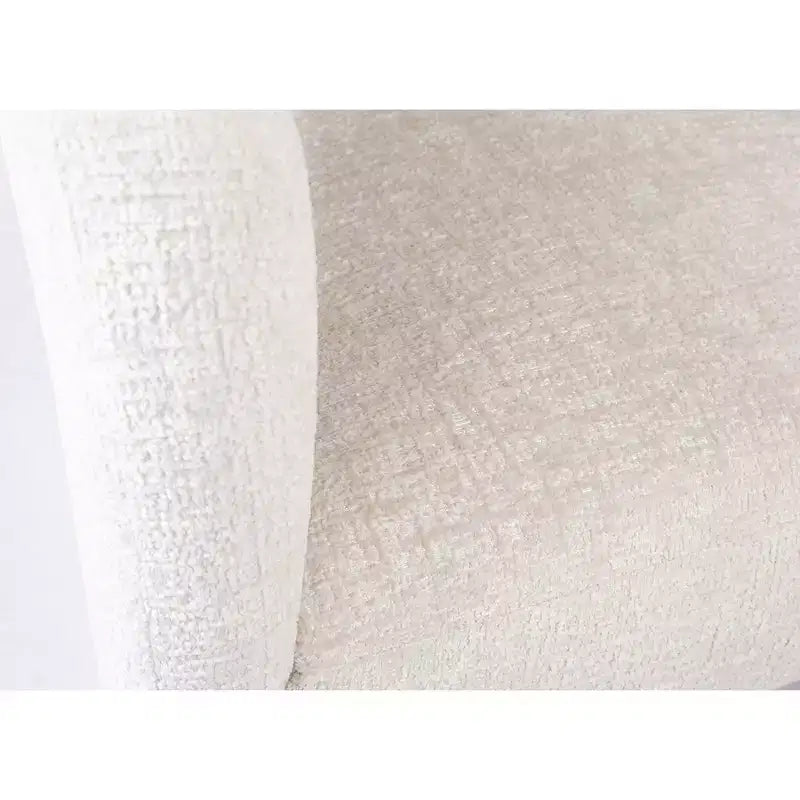 Poltrona scultura moderna di lusso rivestita in tessuto jacquard, marrone