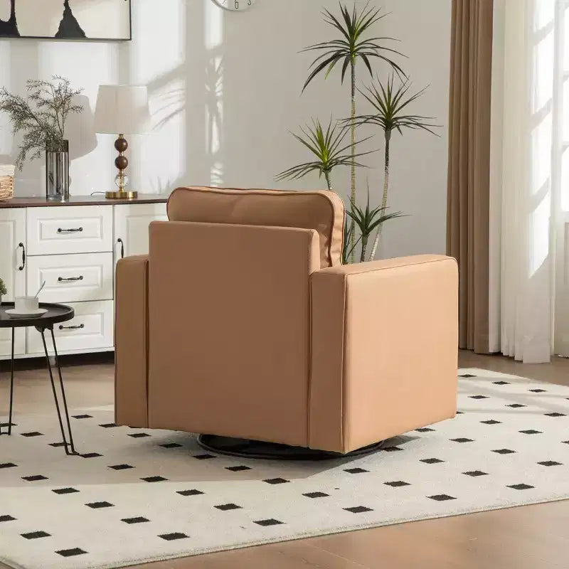 Poltrona girevole a 360° con contenitore nascosto, tessuto antimacchia, capacità 136 kg