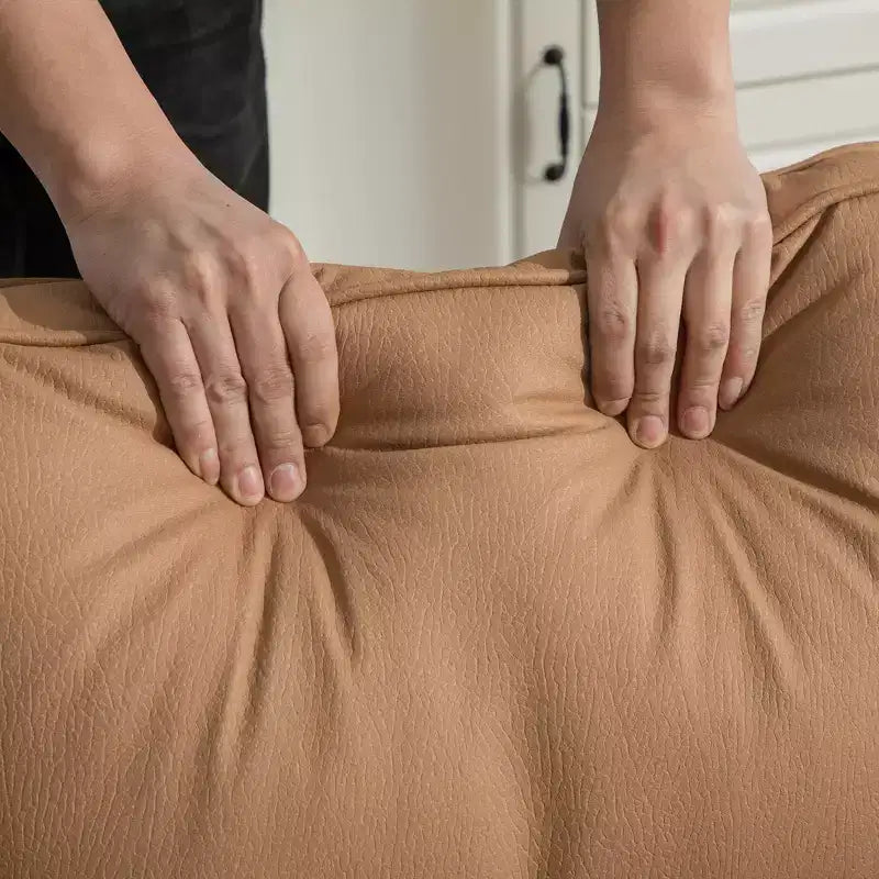 Poltrona girevole a 360° con contenitore nascosto, tessuto antimacchia, capacità 136 kg