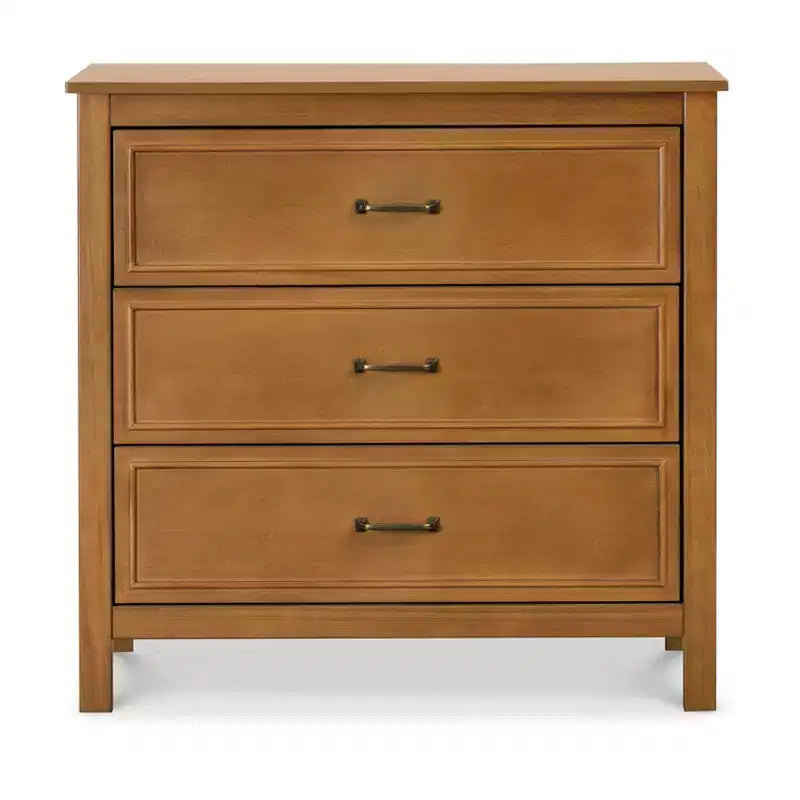 Comodino per bambini a 3 cassetti, struttura in legno massello, contenitore per camera da letto sicuro e durevole