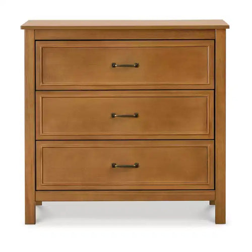 Comodino per bambini a 3 cassetti, struttura in legno massello, contenitore per camera da letto sicuro e durevole