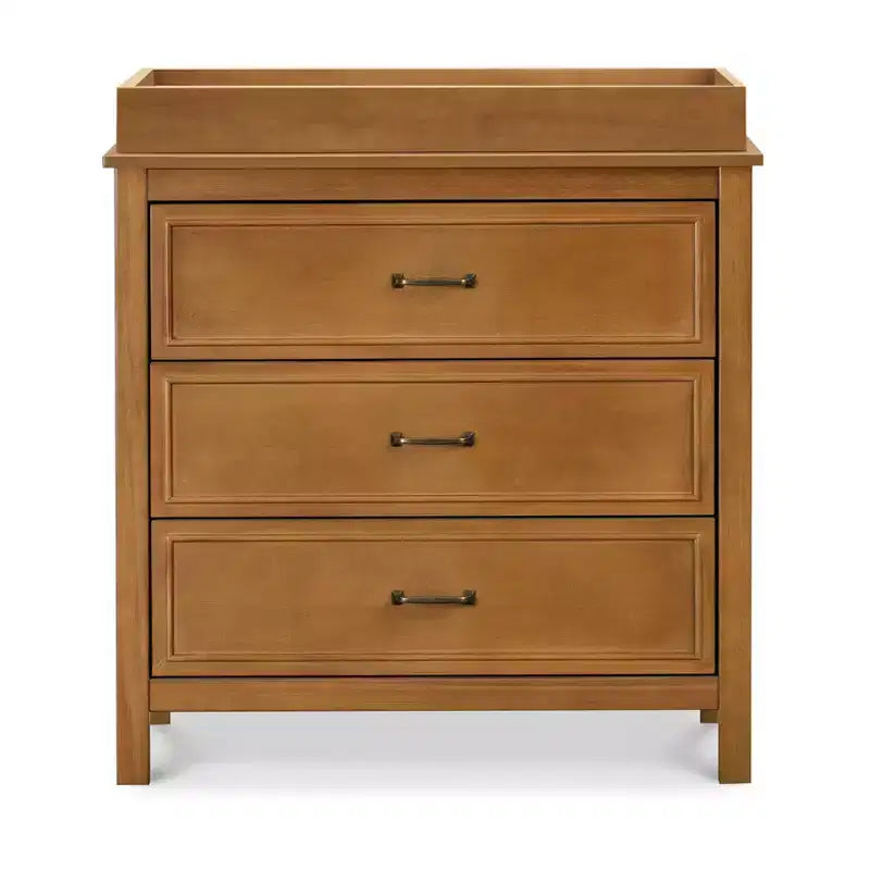 Comodino per bambini a 3 cassetti, struttura in legno massello, contenitore per camera da letto sicuro e durevole