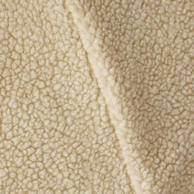 Poltrona a sacco moderna in shearling da 5 piedi, cuscino rotondo da pavimento, soggiorno e camera da letto