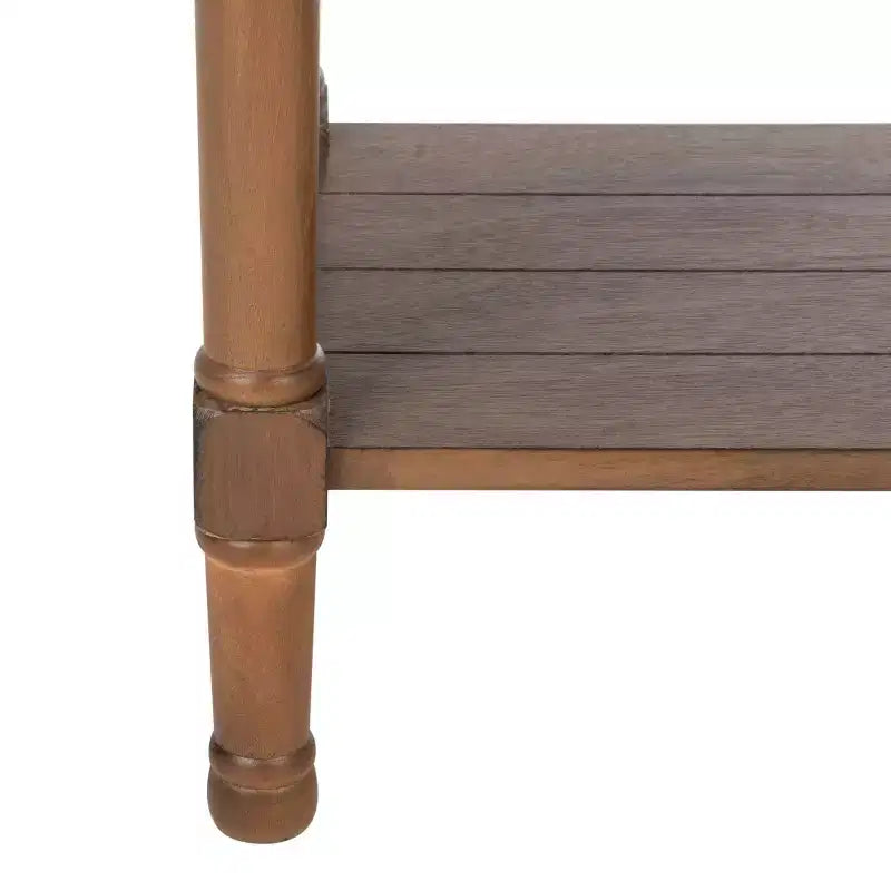 Consolle in Legno di Pino con 3 Cassetti, Rettangolare, Portata 18 kg, Ingresso e Soggiorno